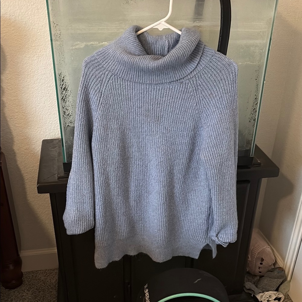 St. John's Bay Light Blue Turtleneck Sweater